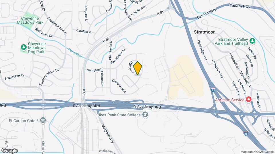 4340 College View Dr Map and Location Details