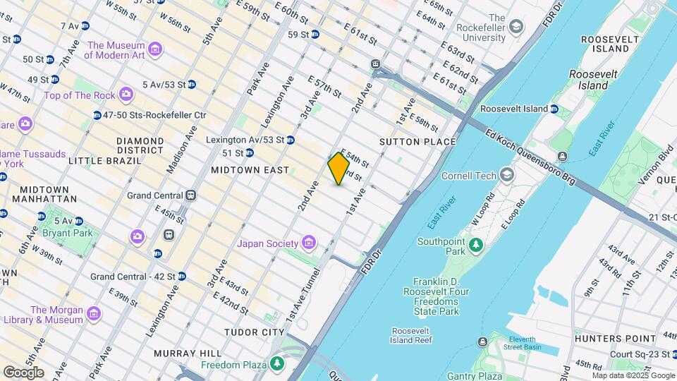 328 E 52nd St Map and Location Details