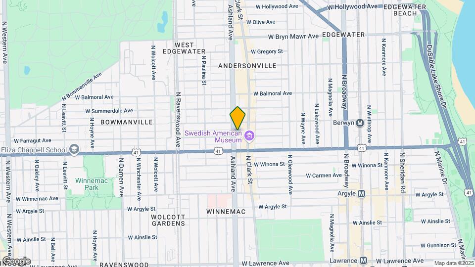 5237 N Ashland Ave Map and Location Details