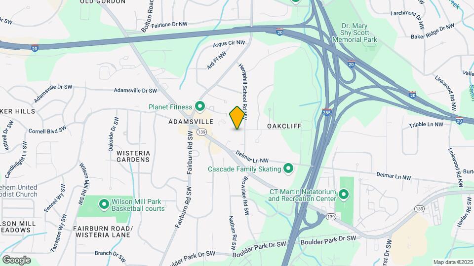 120 Hemphill School Rd NW Map and Location Details