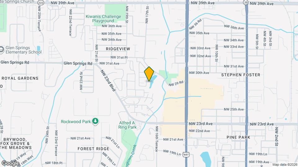 1601 NW 29 Rd Map and Location Details