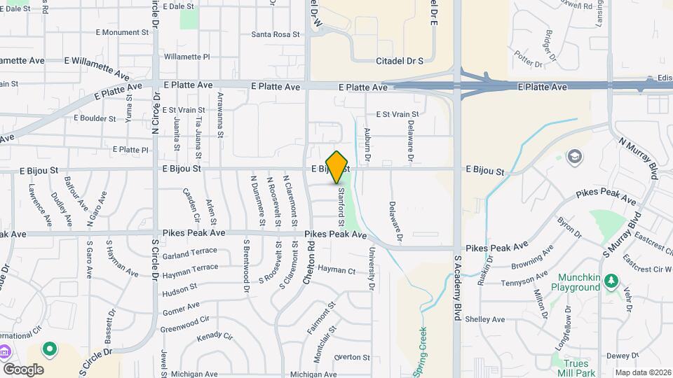 3631 Lehigh St Map and Location Details