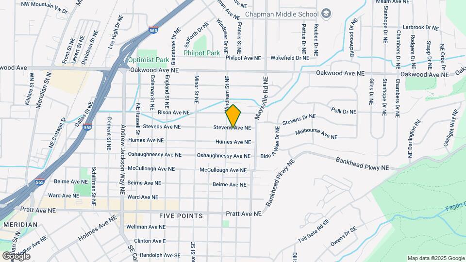 1512 Stevens Ave NE Map and Location Details
