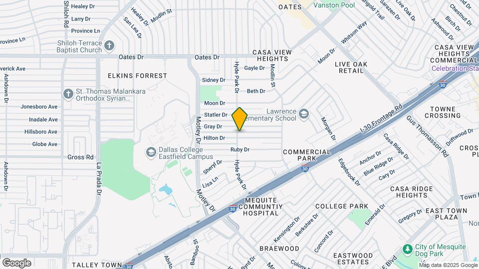 3537 Hilton Dr Map and Location Details