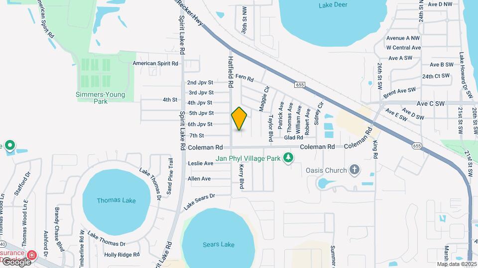 607 Clayton Cir Map and Location Details