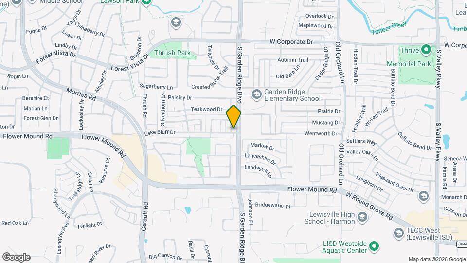 2100 Larkspur St Map and Location Details