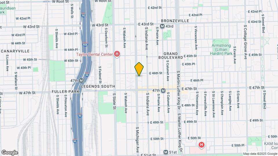 4615 S Michigan Ave Map and Location Details