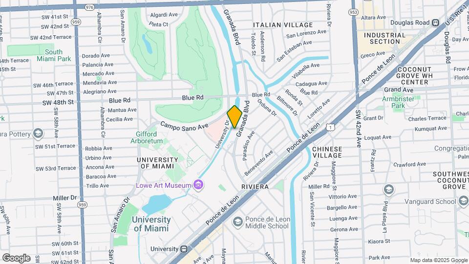 5100 Granada Blvd Map and Location Details