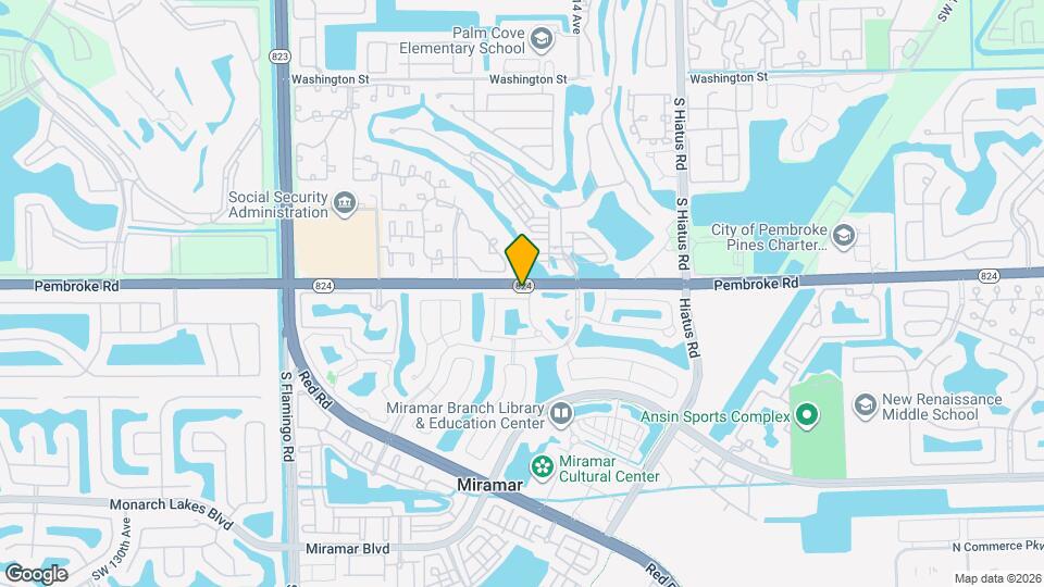 11697 SW 17th Ct Map and Location Details