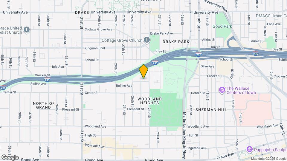 905 25th St Map and Location Details