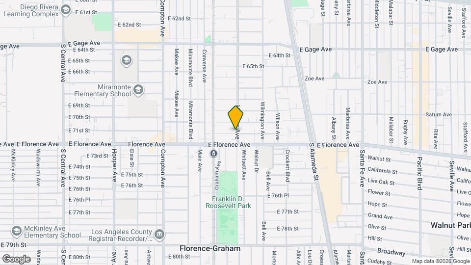 7027 Holmes Ave Mapa y Detalles de la Ubicación