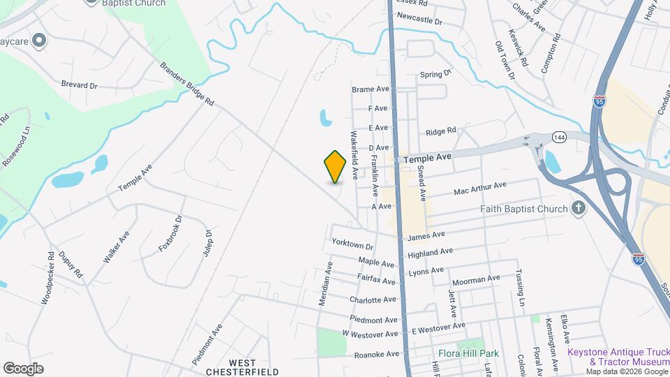 1400 Branders Bridge Rd Mapa y Detalles de la Ubicación