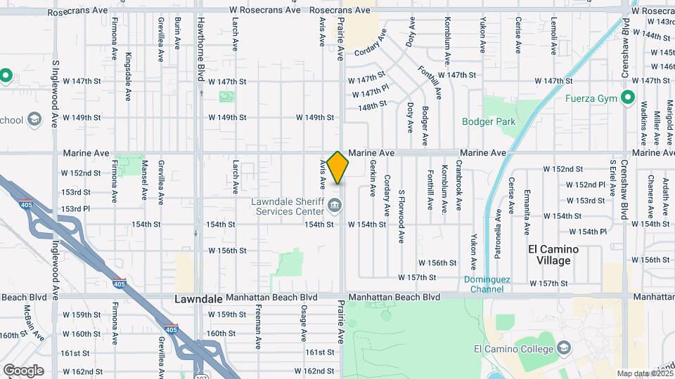 15231 Prairie Ave Mapa y Detalles de la Ubicación