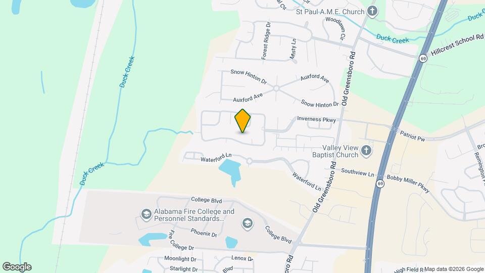 2141 Inverness Pkwy Map and Location Details