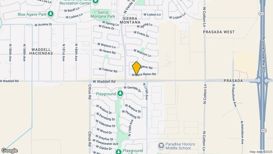17549 W Boca Raton Rd Map and Location Details