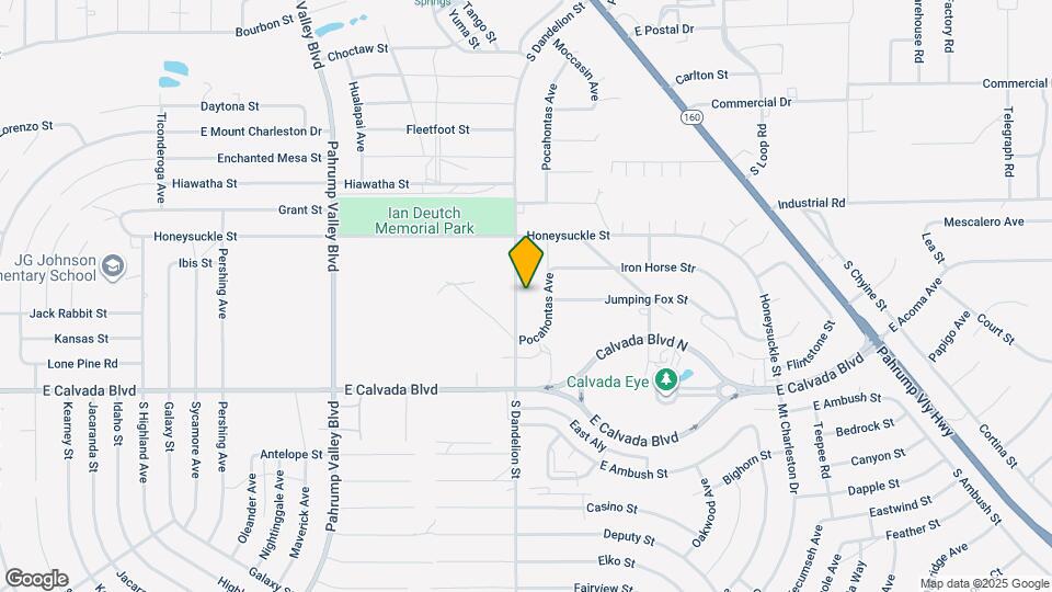 1681 S Dandelion St Map and Location Details