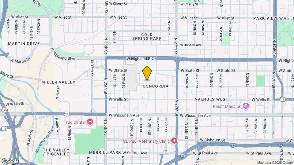 2936 W Kilbourn Ave Map and Location Details