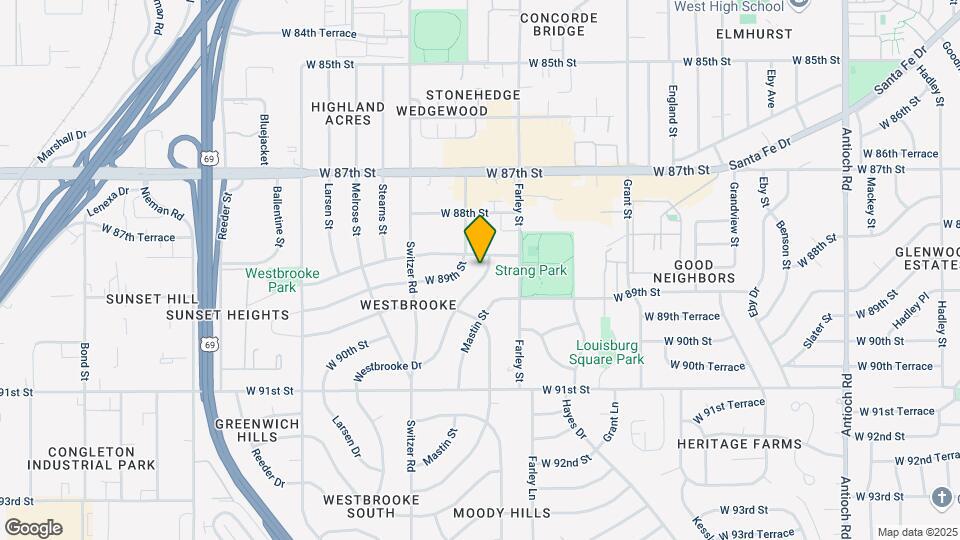 8870 Westbrooke Dr Map and Location Details