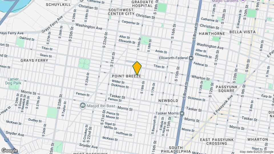 1833 Reed St Map and Location Details