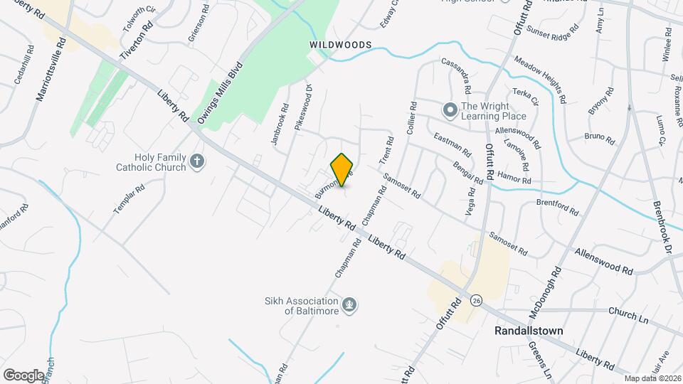 9317 Lykens Ct Map and Location Details