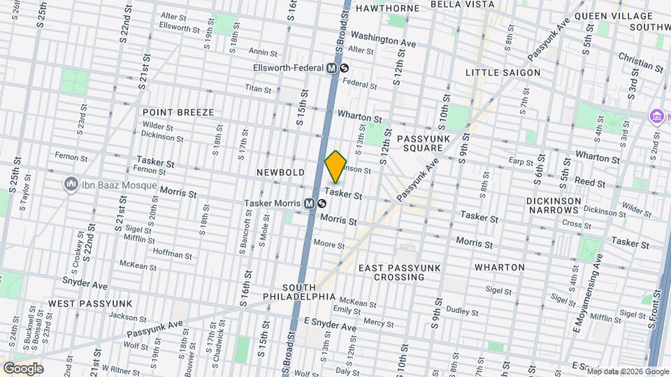 1323 Tasker St Map and Location Details