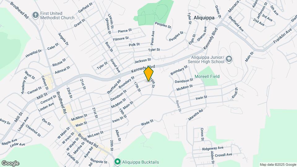 1610 McMinn St Map and Location Details