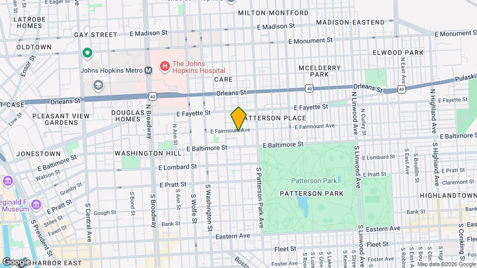 2127 E Fairmount Ave Map and Location Details