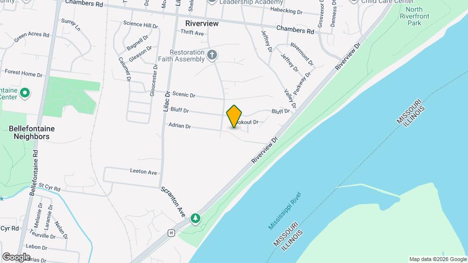 375 Adrian Dr Map and Location Details