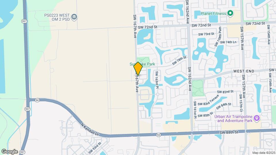 7978 SW 166th Pl Map and Location Details