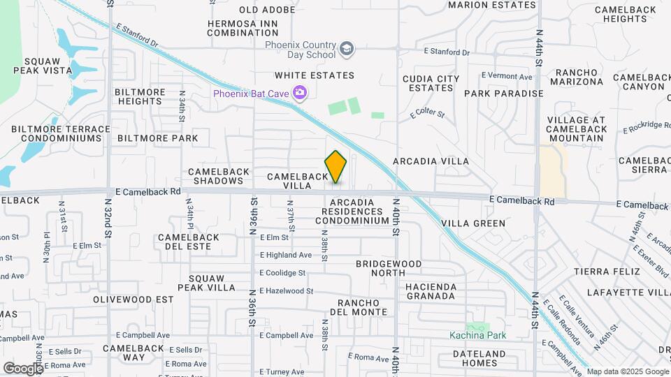 5002 N 38th Pl Map and Location Details