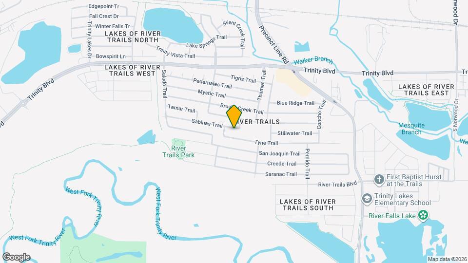 8816 Sabinas Trail Map and Location Details