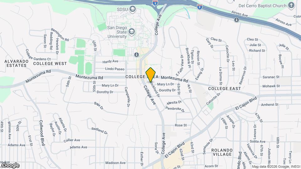 5068 Rockford Dr Mapa y Detalles de la Ubicación