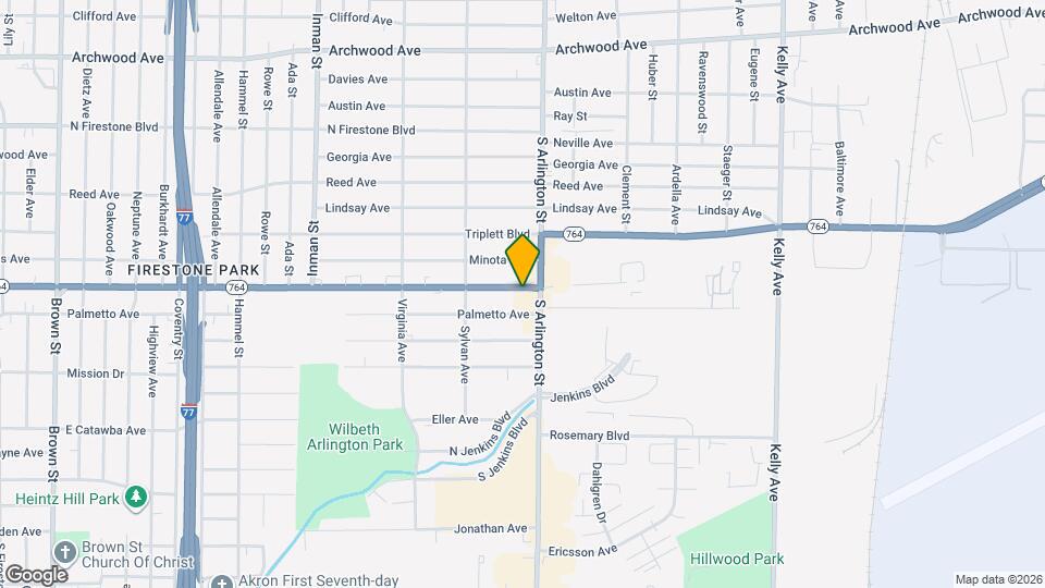 958 E Wilbeth Rd Map and Location Details