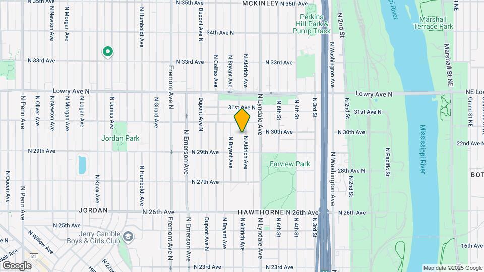2935 N Aldrich Ave Map and Location Details