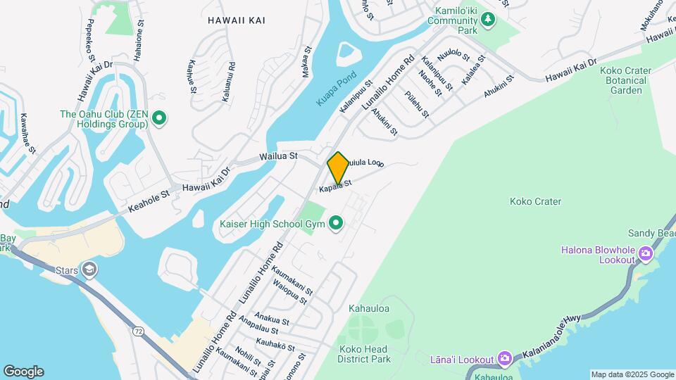 551 Kapaia St Map and Location Details