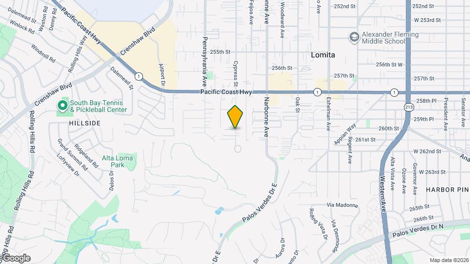 26039 Cypress St Map and Location Details