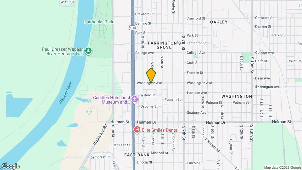 427 Washington Ave Map and Location Details