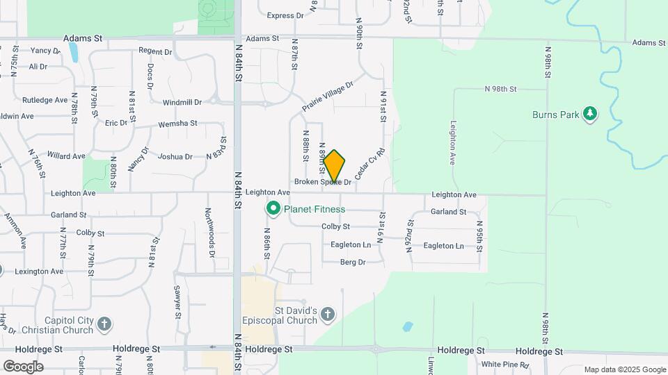 8931 Broken Spoke Dr Map and Location Details