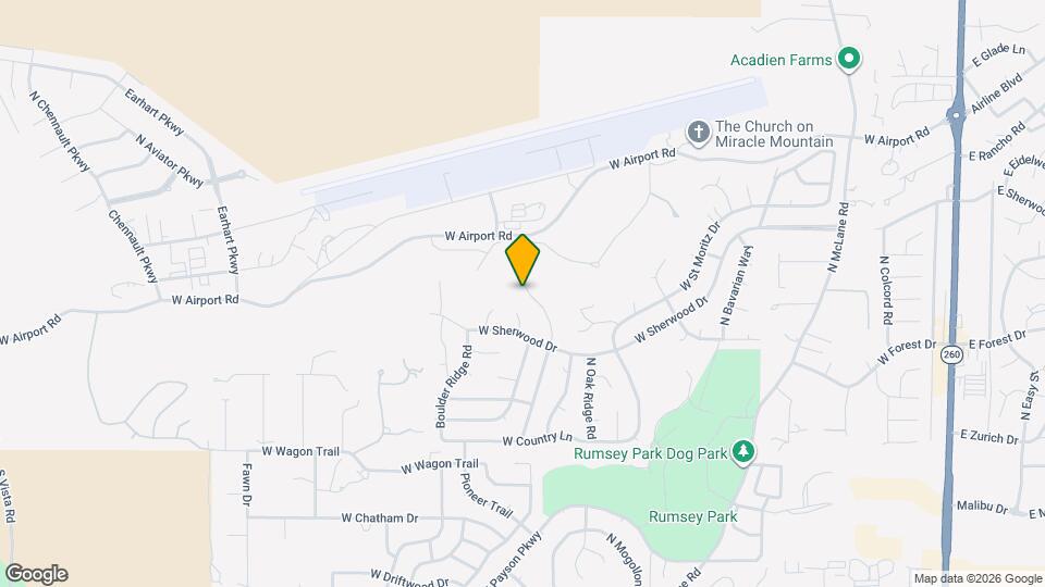 816 N Blue Spruce Cir Map and Location Details