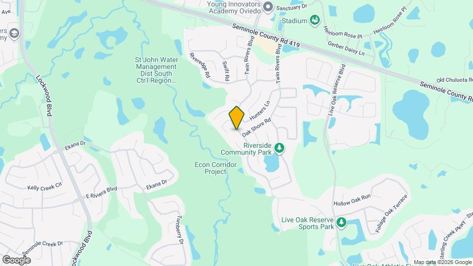 1220 Twin Rivers Blvd Mapa y Detalles de la Ubicación