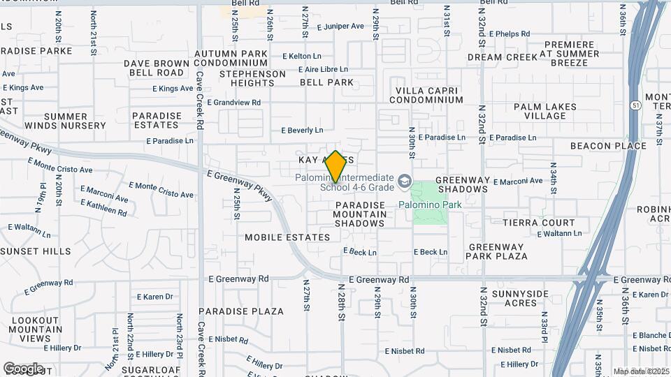 2739 E Marconi Ave Map and Location Details