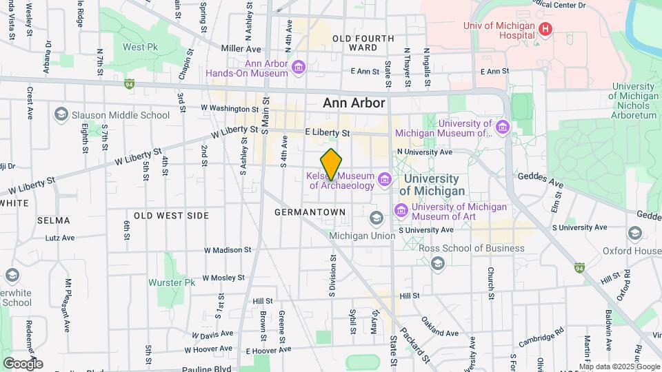 426 S Division St Map and Location Details