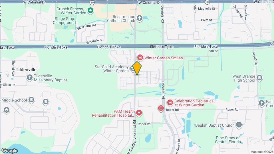 13605 Daniels Landing Cir Map and Location Details