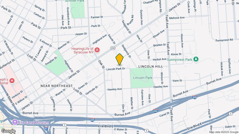 125 Lincoln Park Dr Map and Location Details