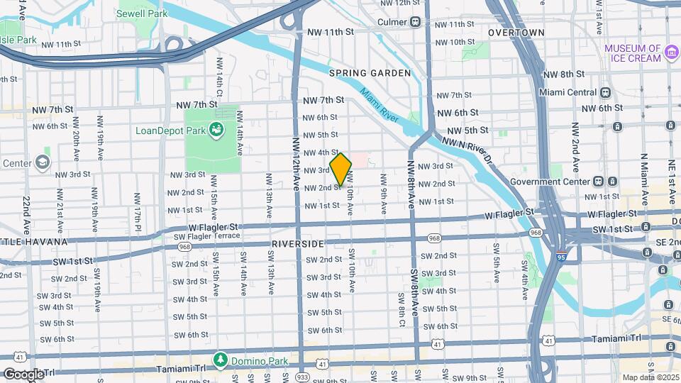 1026 NW 2nd St Map and Location Details