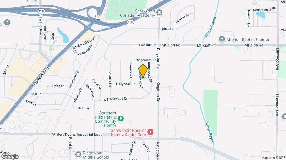 8929 Rosewood Ln Map and Location Details