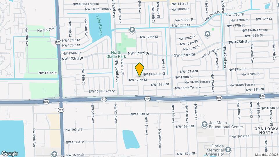 4921 NW 170th St Map and Location Details