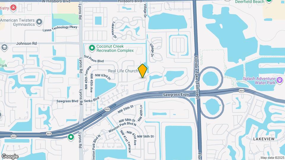 4131 NW 62nd Dr Map and Location Details