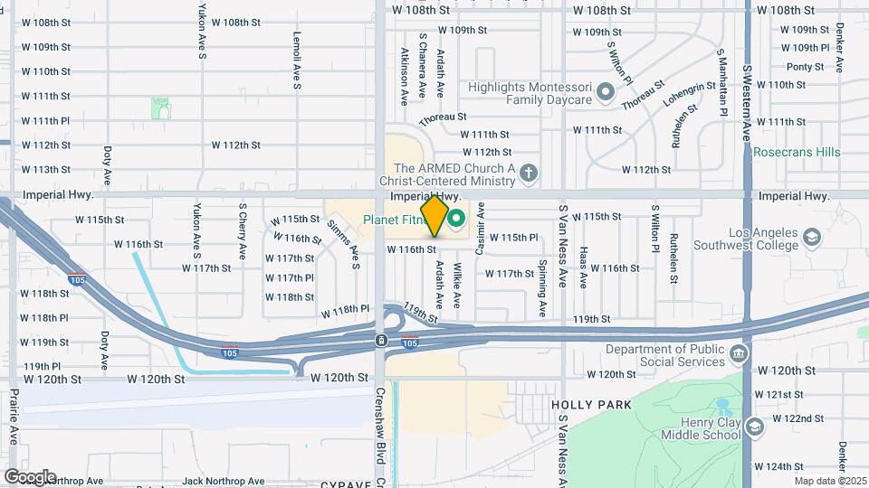 2809 W 116th St Map and Location Details