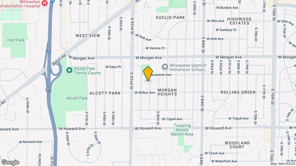3637 S 90th St Map and Location Details